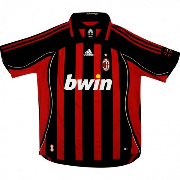 Camiseta AC Milan Primera equipo Retro 2006 2007 Rojo